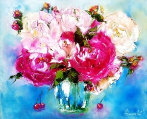 Peony art