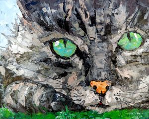 Cat painting
